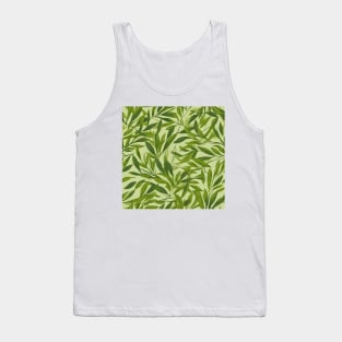 Green Leaves Pattern 23 Tank Top